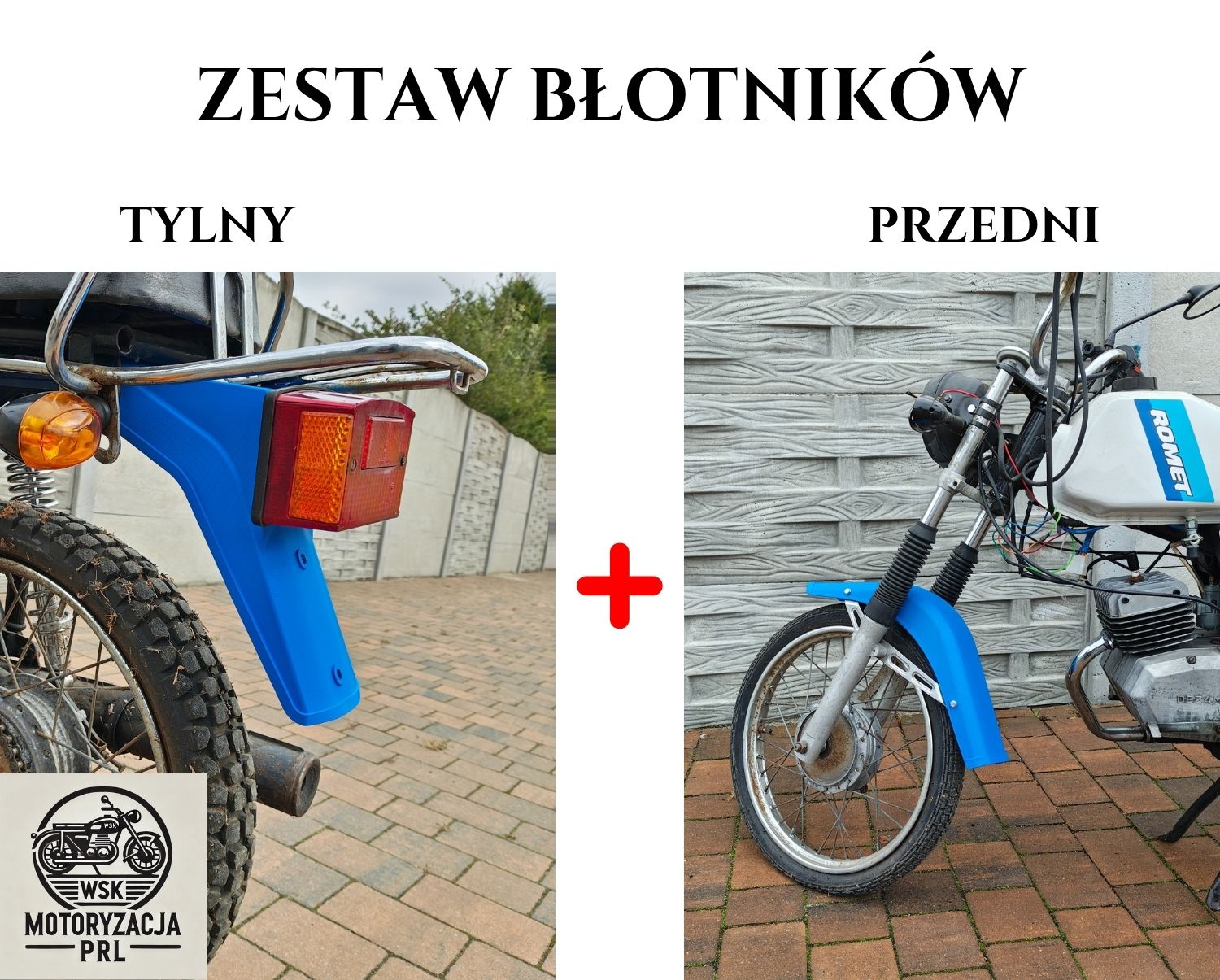 Zestaw Błotników Romet Chart 210 (Przód + Tył) – Wzmocnione PLA+